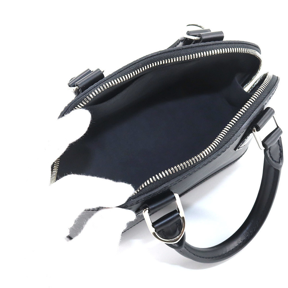 Louis Vuitton Epi Alma BB 2 Way Hand Shoulder Bag Leather Noir - Picture 6 of 7